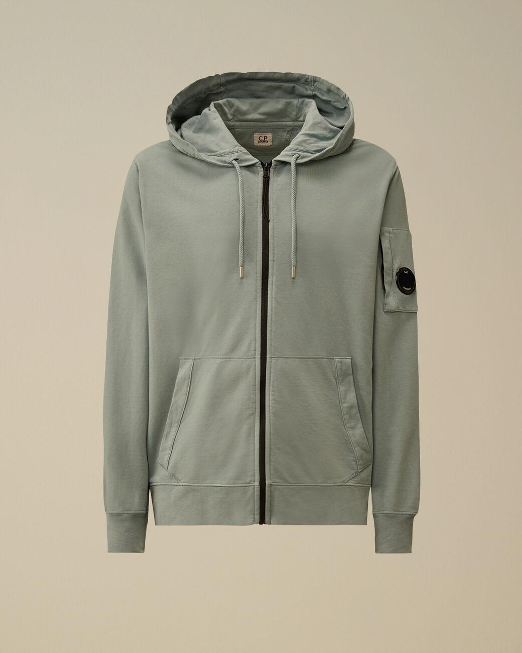 C.P. Company Goggle Zip Hoodie — Navy