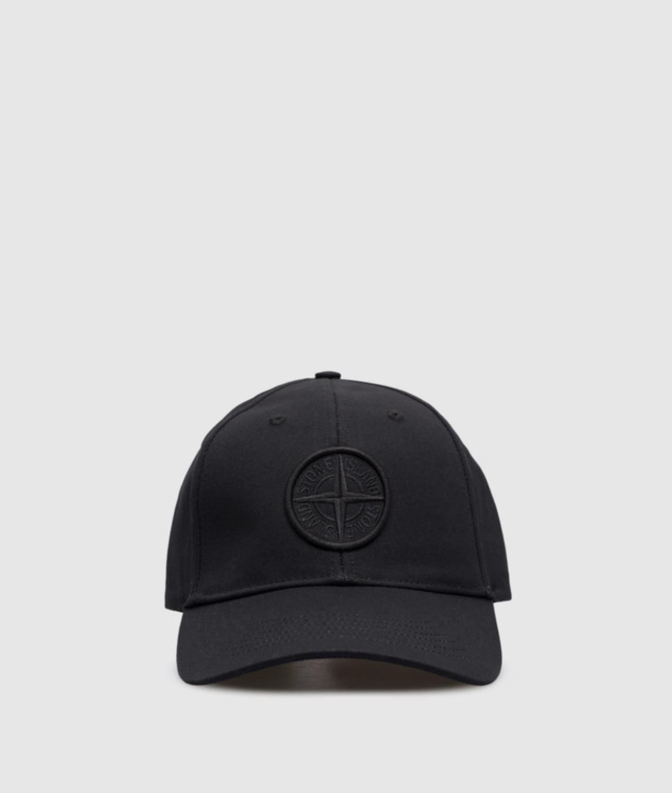Stone Island Compass Cap — Black