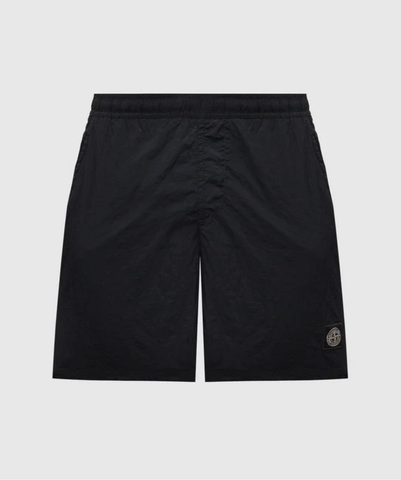 Stone Island Nylon Metal Swim Shorts — Black