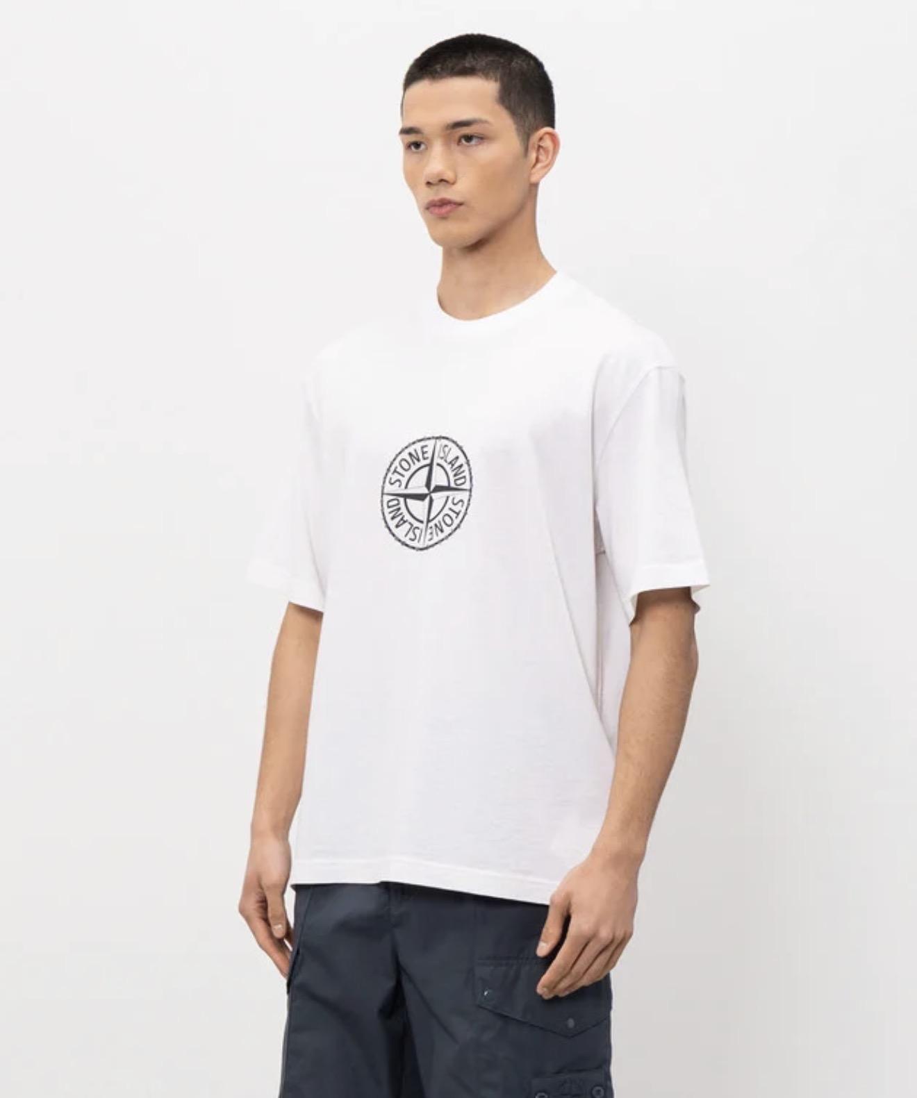 Stone Island All Around Compass T-Shirt — White